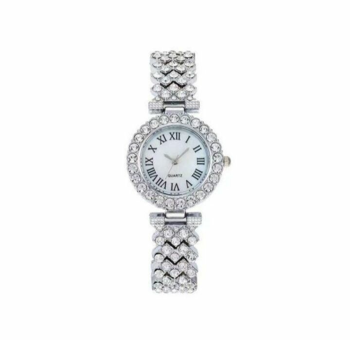 Montre +Bracelet argent Femme