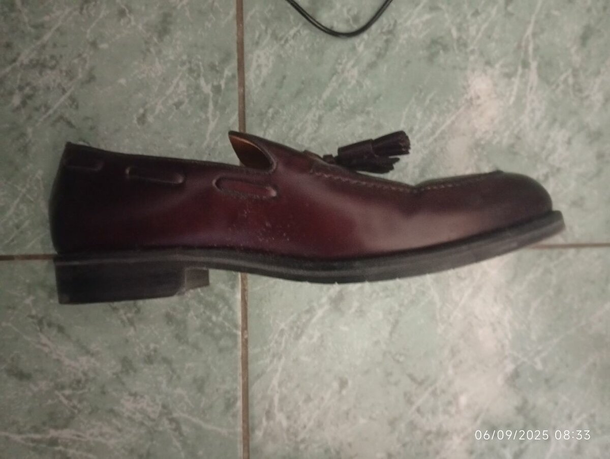 Mocassins en cuir marron
