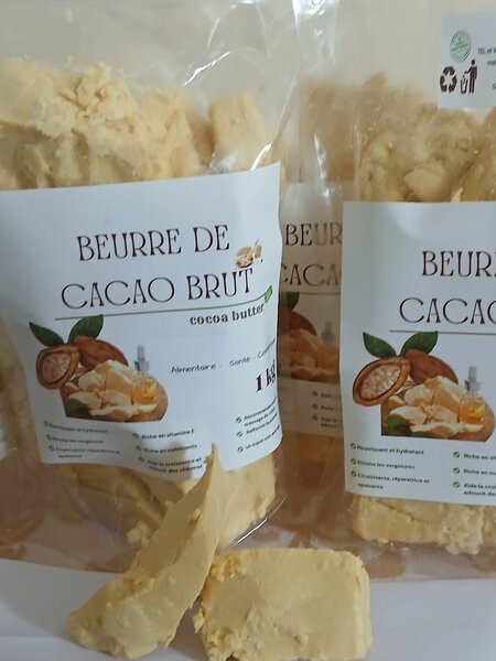 Beurre de Cacao Brut 1kg