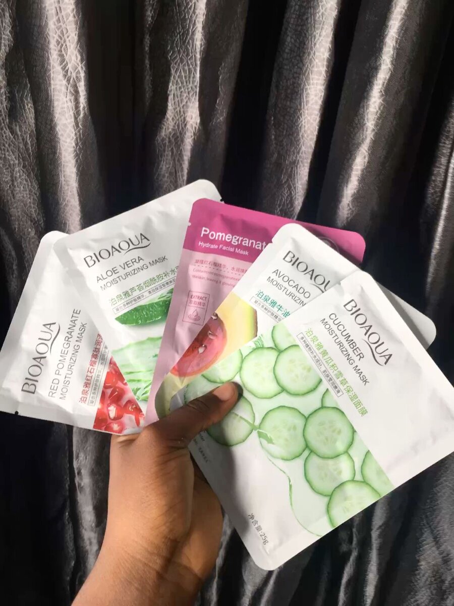 Masques bio pour visage éclatant