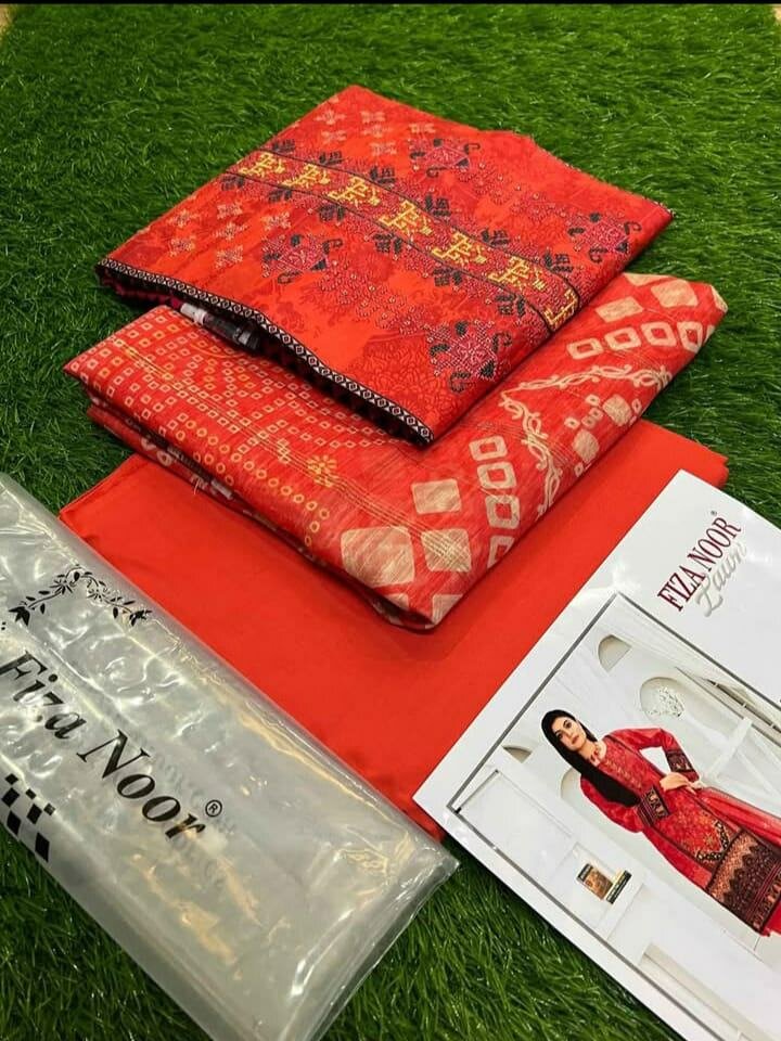 Fiza Noor Cotton 3 Peace Suit