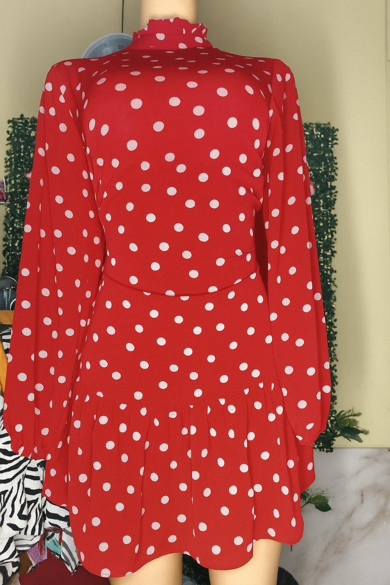 Robe à pois élégante