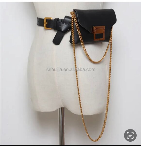 Ceinture sacoche mode chaîne
