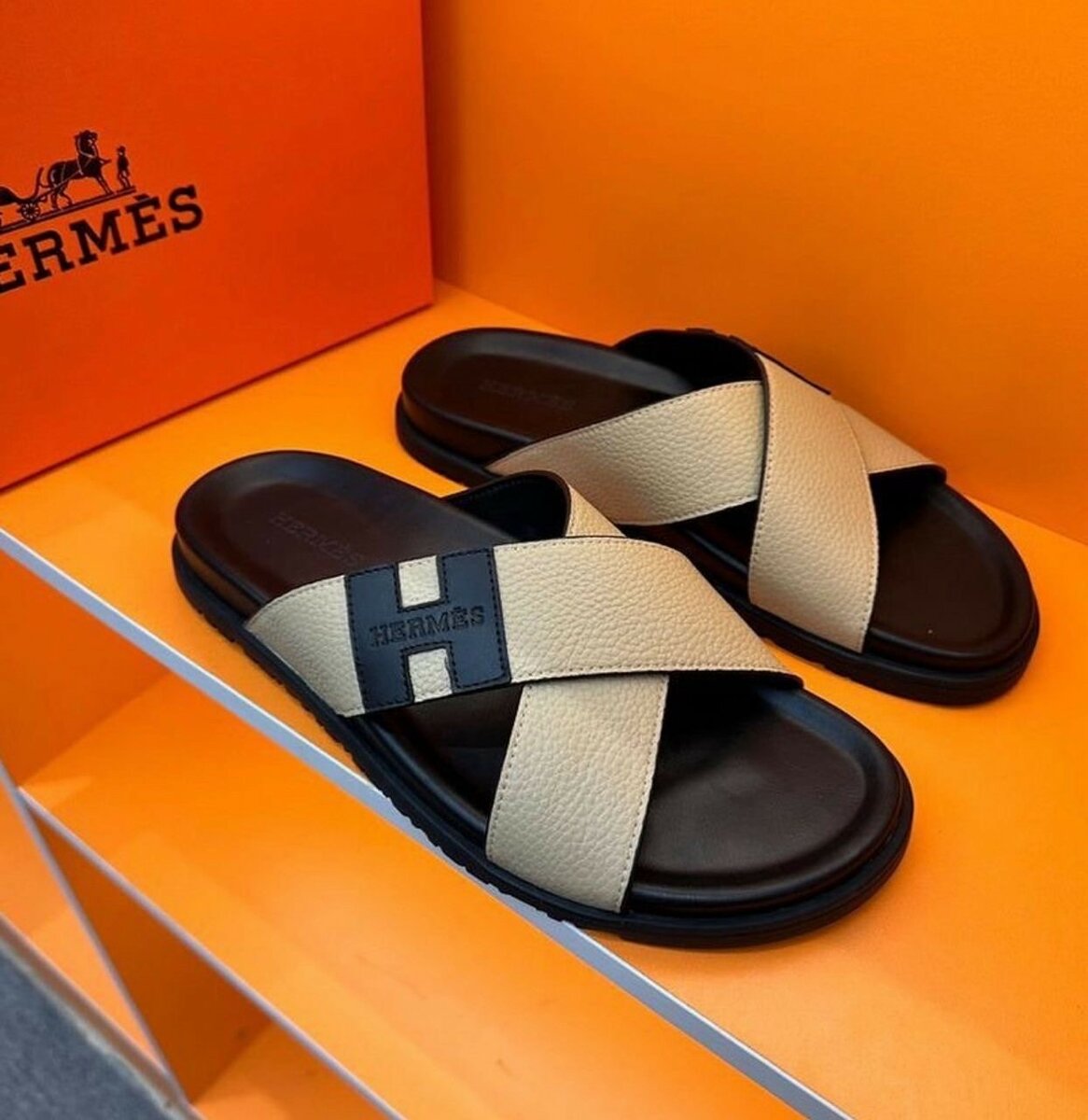 Sandales en cuir élégantes