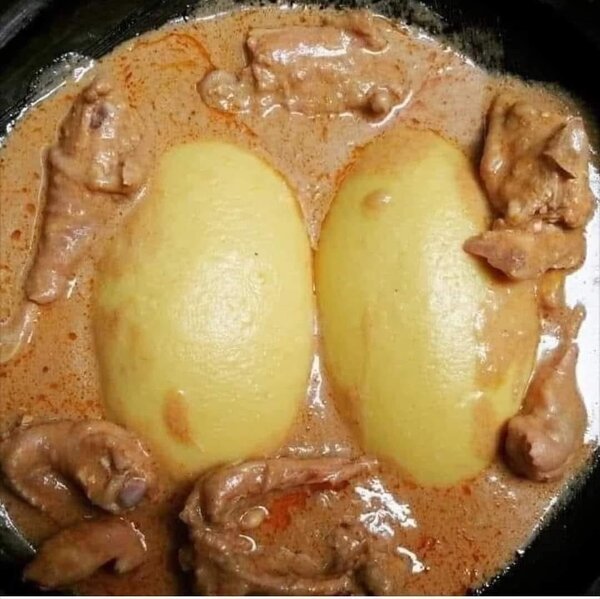 Sauce arachide foutou