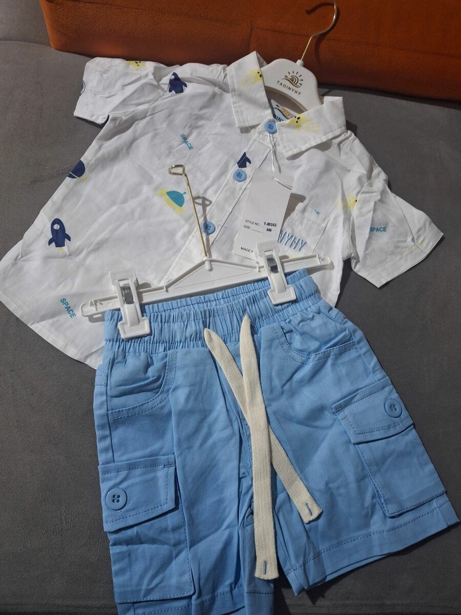 Ensemble chemise et short enfant