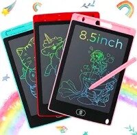 LCD Writing Tablet for Kids 6.5" 8.5" 10" 12 inch -Multicolor Drawing Board Educational Learning Toys - Writing Digital Pad - Digital writer - Electronic Erasable Notebook Board - Memo Slate for Boys Girls - Best Gift for Kids