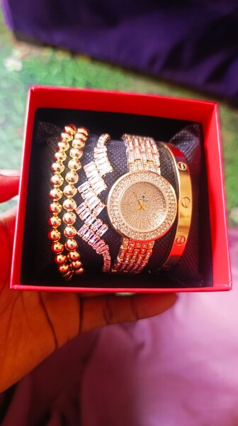 Elegant Ladies Watch Set