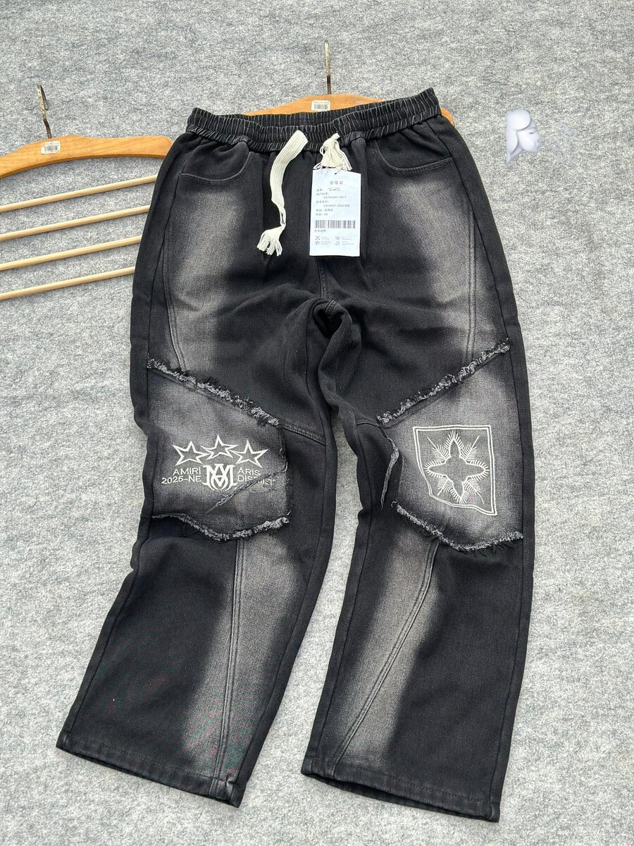 Pantalons noirs streetwear pour enfants