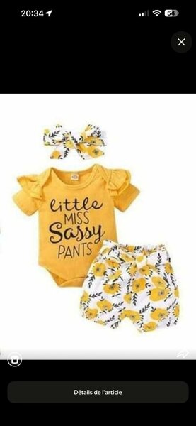 Ensemble bébé princesse