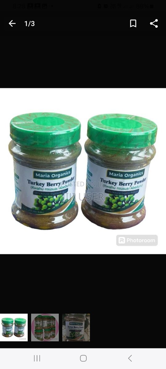 FDA Approved Turkey berries powder (Abeduru/Koonsusuaa)