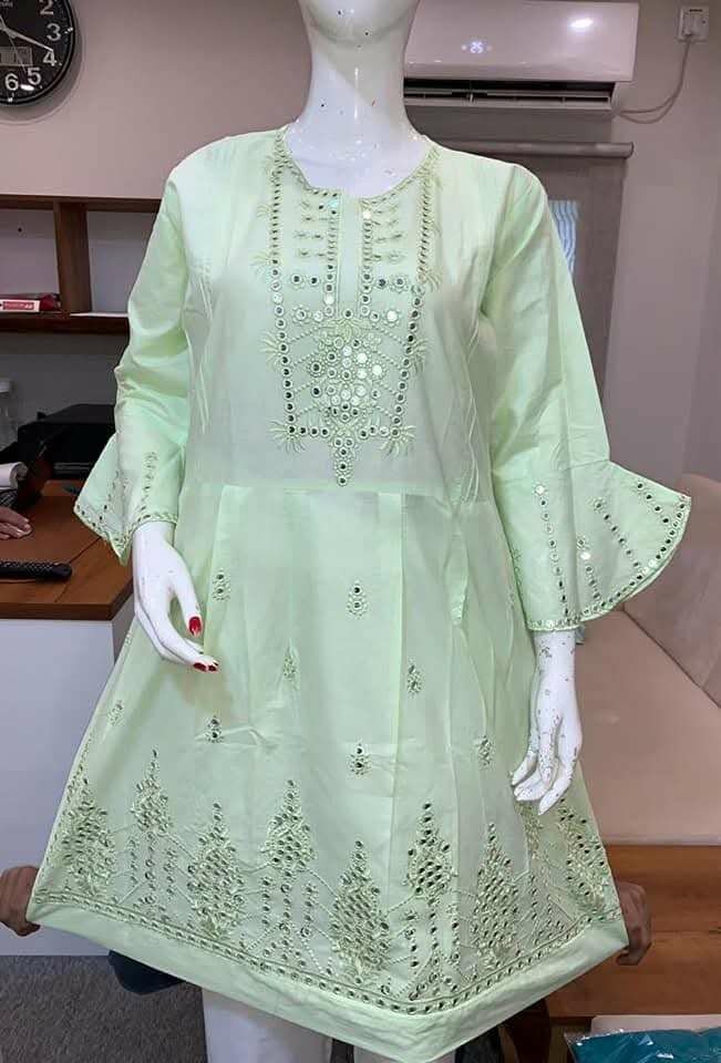 Ladies 1pc stitched Embroidery kurti