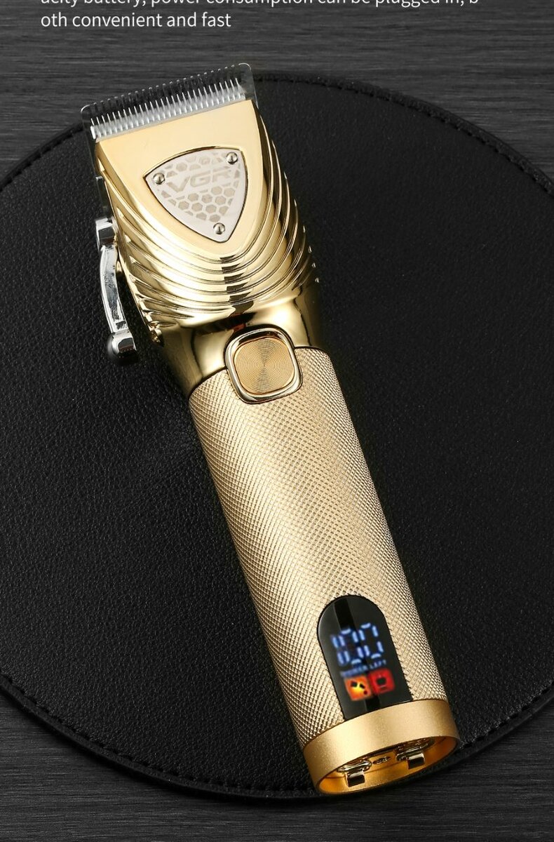 Tondeuse professionnelle dorée