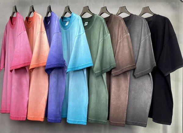 T-shirts colorés en coton doux