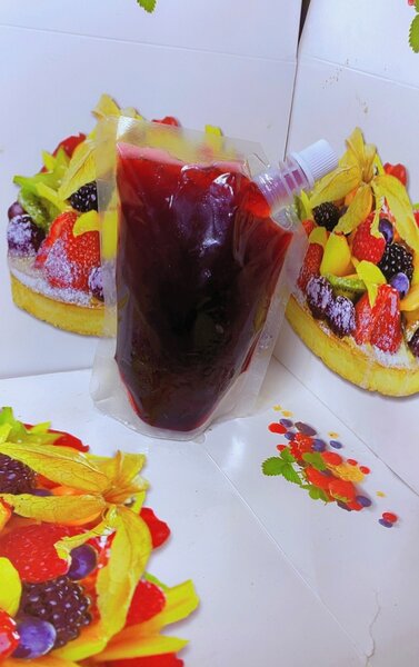 Poche de Jus de Fruits Rouges