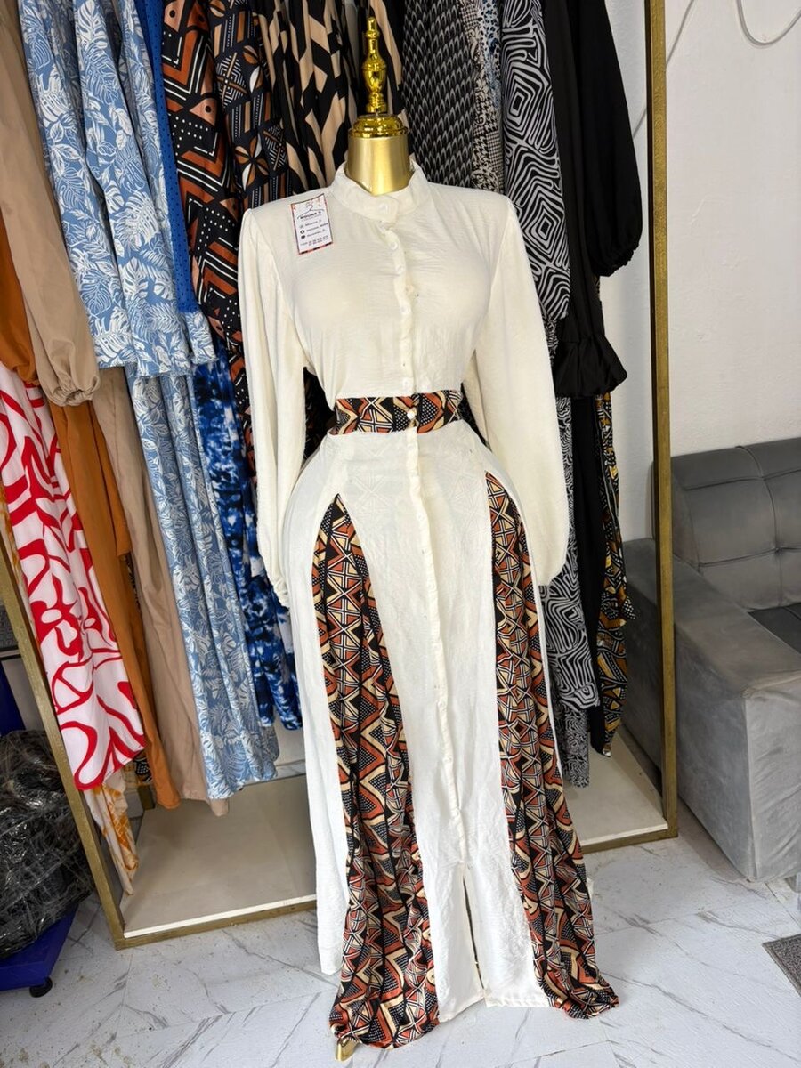 Robe Longue Élégante Ethnique