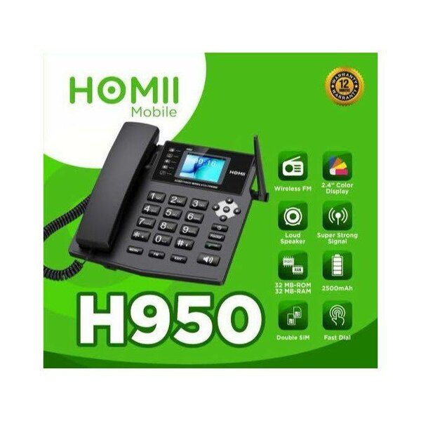 Téléphone Fixe H950 Double SIM