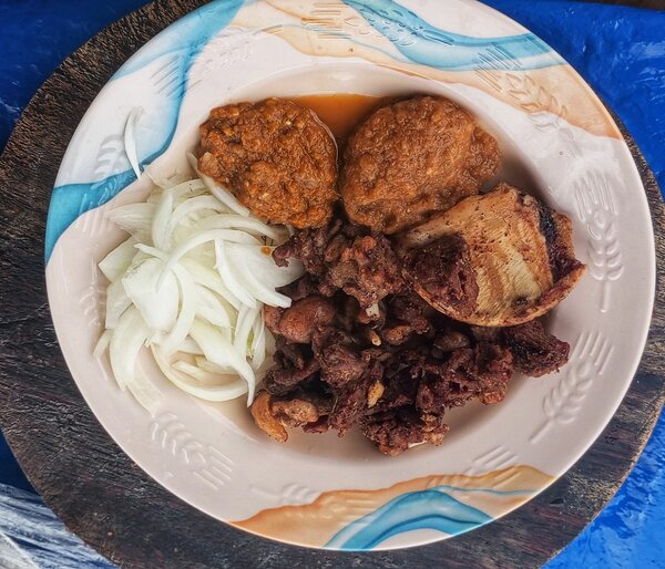 Viande de porc grillé