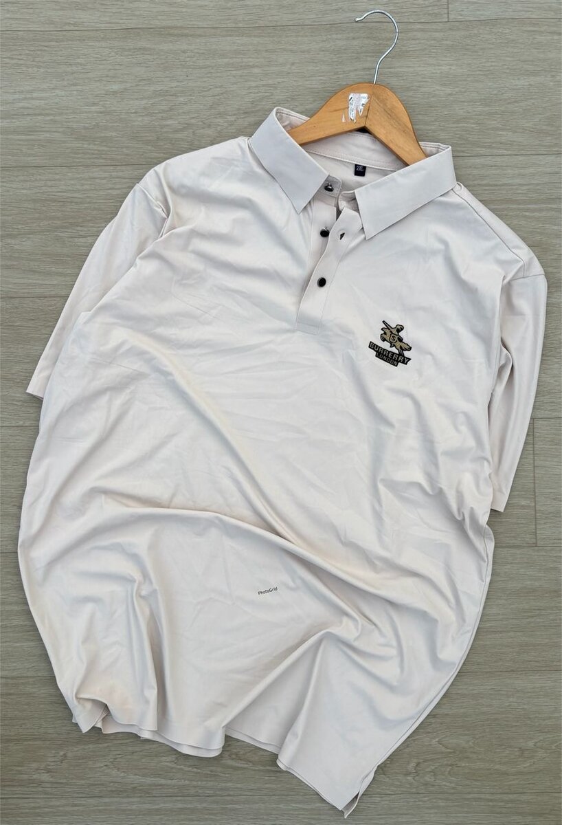 Polo blanc élégant homme