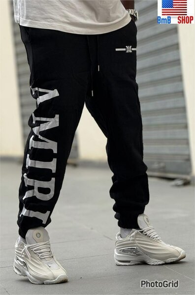 Jogging noir tendance homme