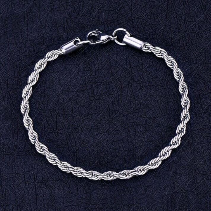 Bracelet chaîne en argent élégant