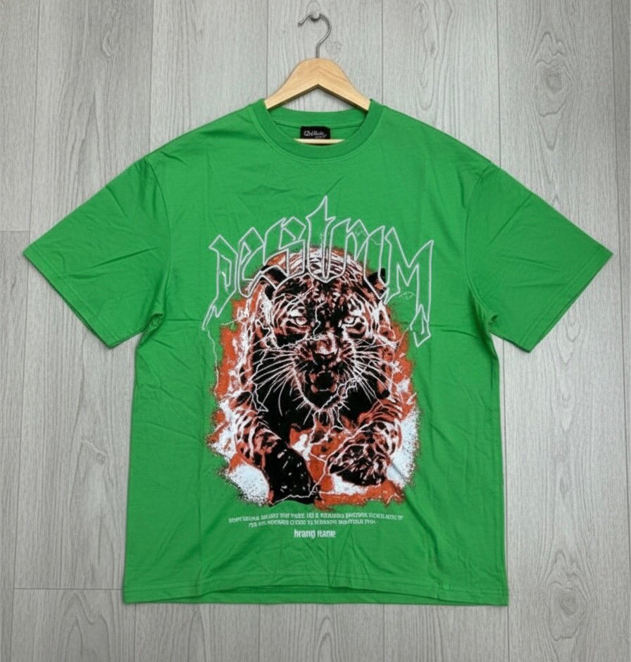 T-shirt graphique coloré