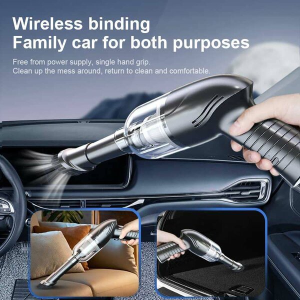 Aspirateur portable rechargeable compact