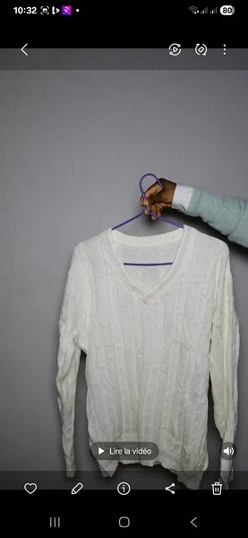 Pull en maille coloré tendance