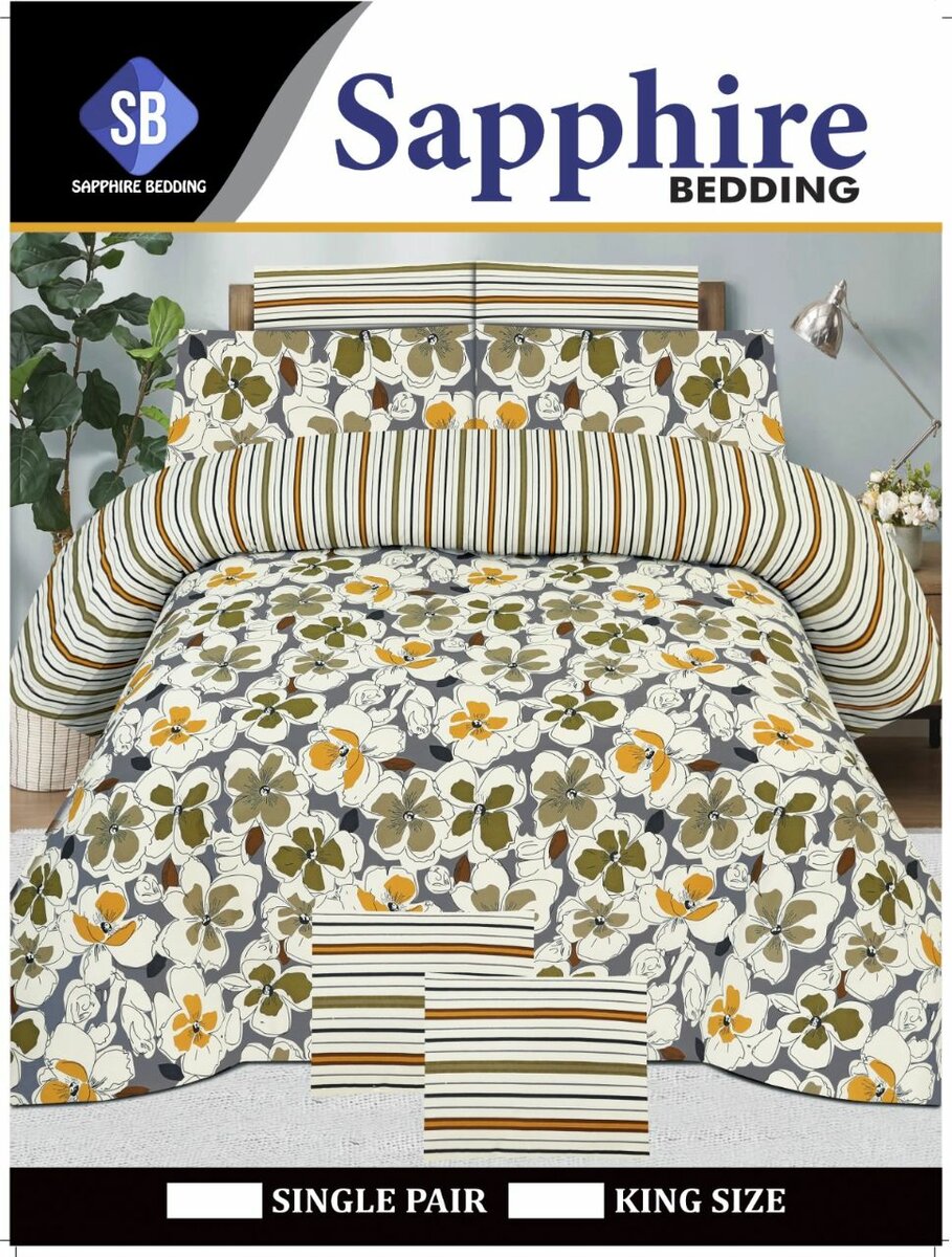 Cotton Double Bedsheets
