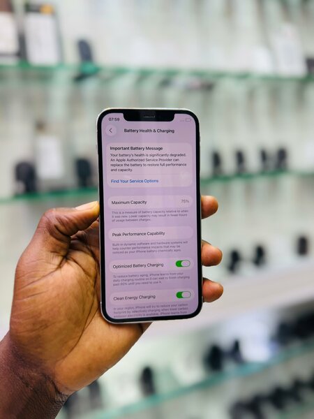 12 pro 128Go sans message