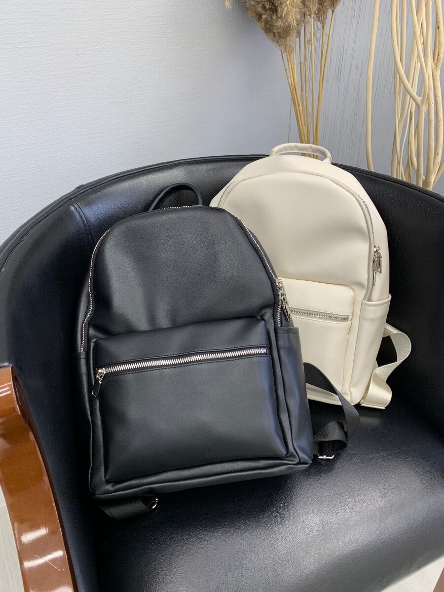 Рюкзак базовый черный, белый