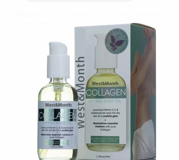 Collagen lifting body oil