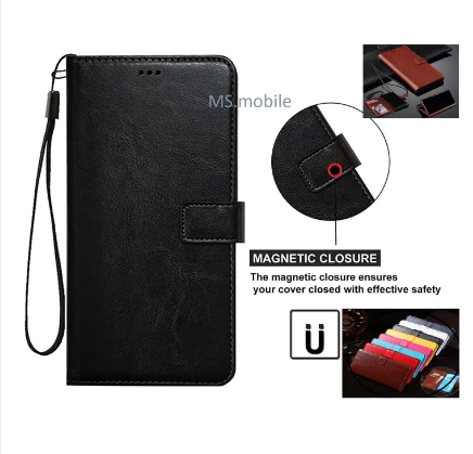 Samsung Galaxy A52 Case, Premium PU Leather Magnetic Shockproof Book Stand Folio Flip Wallet Case Cover with Card Holder