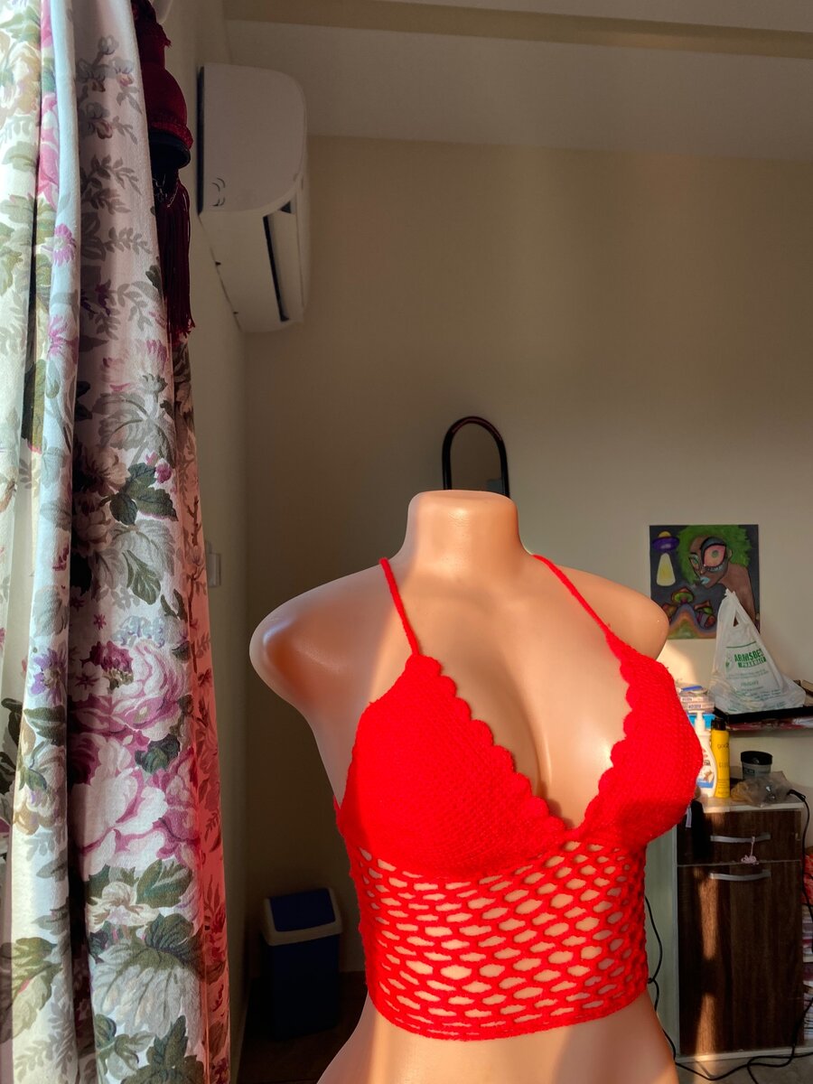 Butterfly top, crochet tops