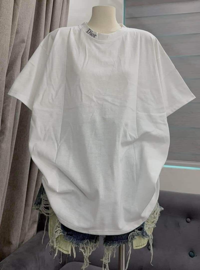 Original woman Dior top shirt white