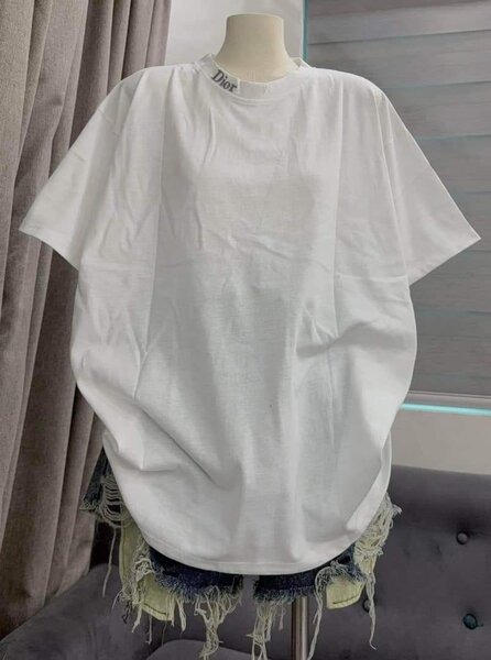 Original woman Dior top shirt white