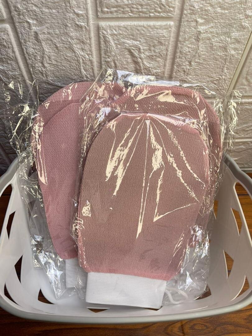 Gant exfoliant en fibre de viscose