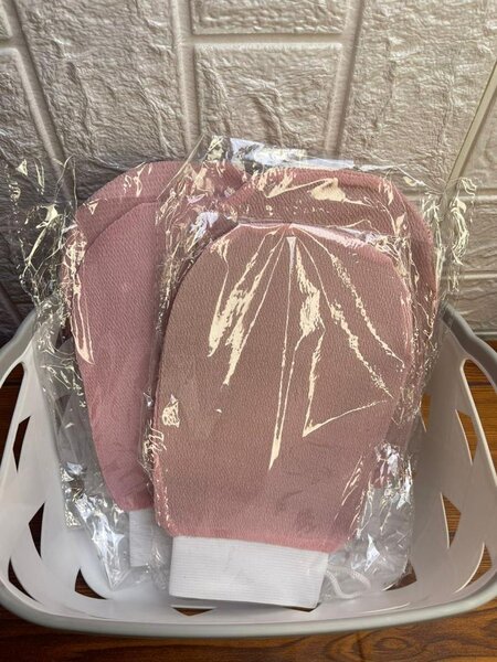 Gant exfoliant en fibre de viscose