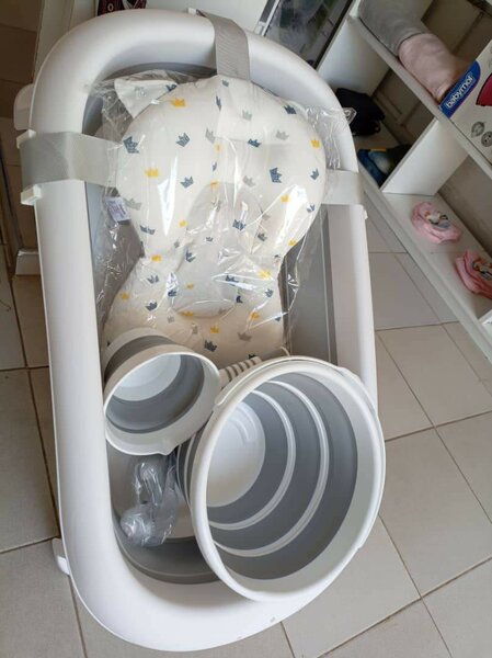 Foldable Baby Bath Set 4 pieces