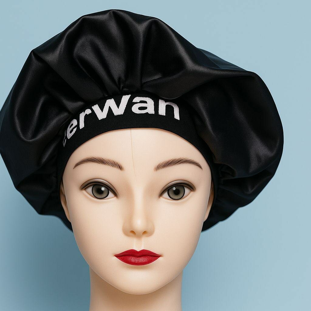 Bonnet en satin élégant