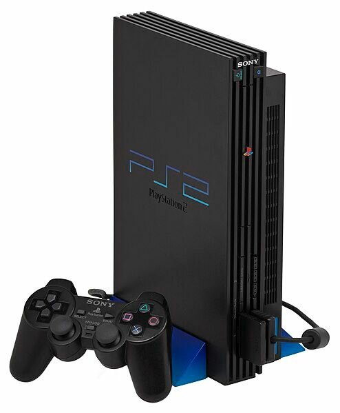 Ps2 console with games set