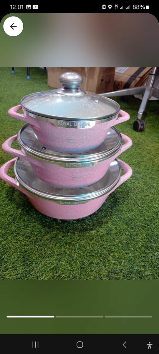 High quality granite 3set cookware