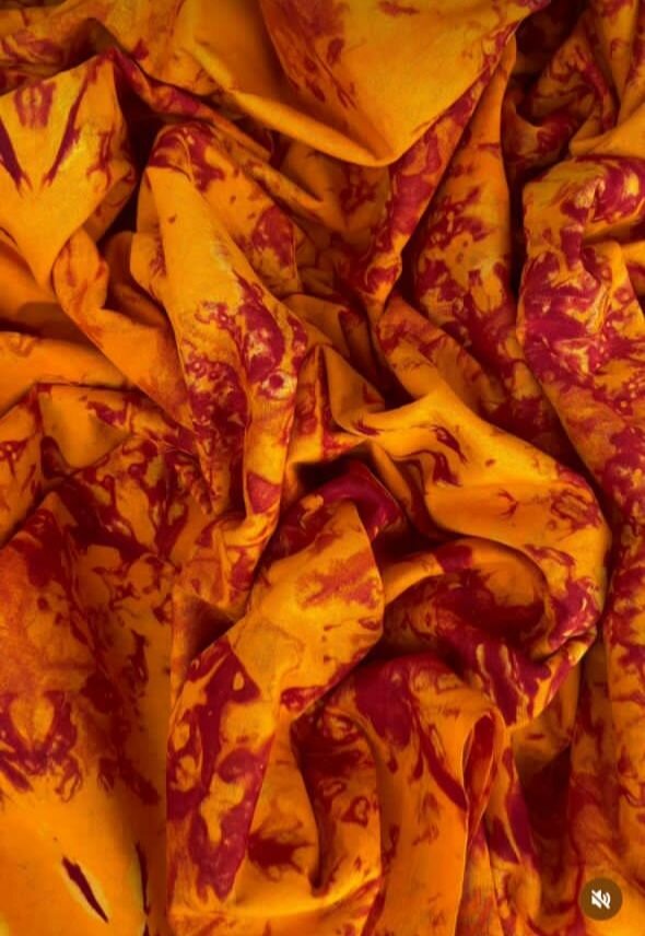 Beautiful hand dyed fabric