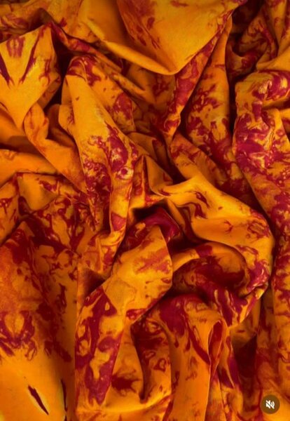 Beautiful hand dyed fabric