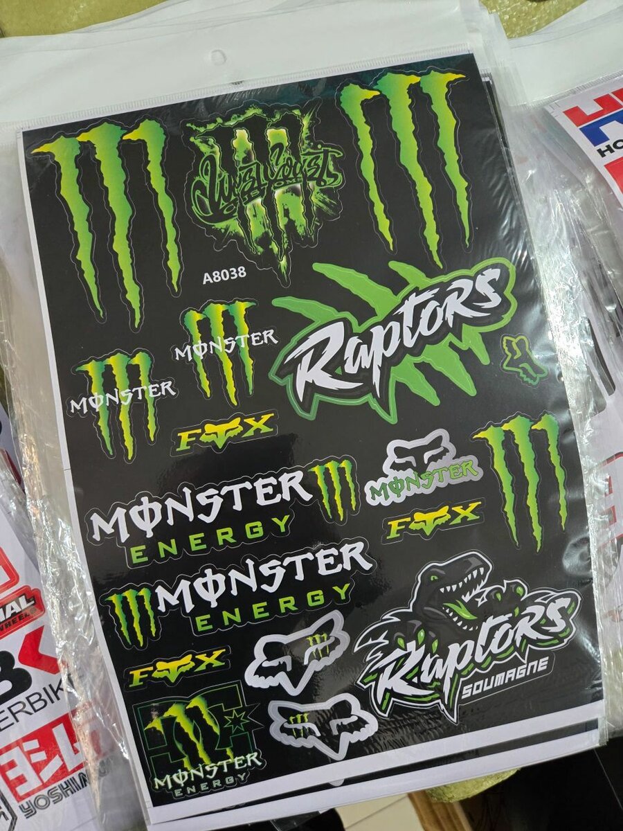 Autocollants Moto Racing