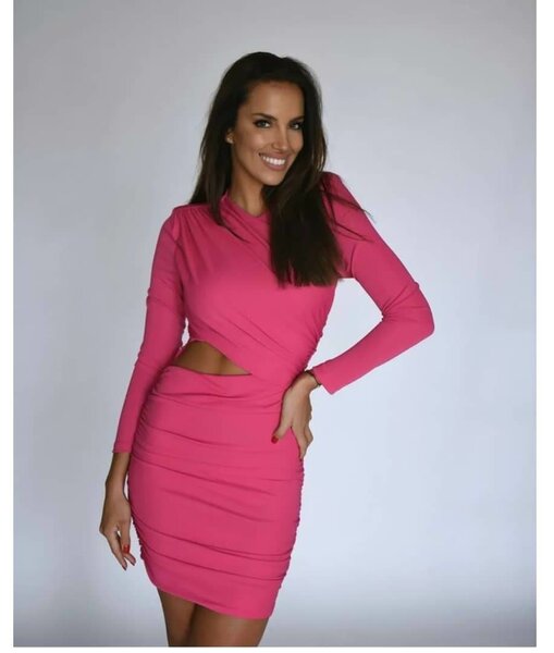 Robe rose élégante