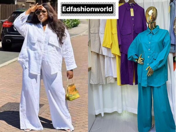 Tenue élégante en lin