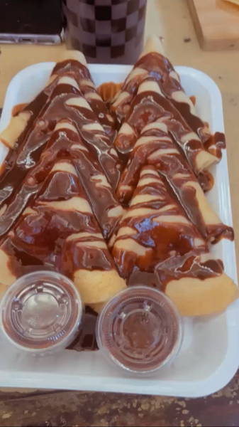 Crêpes enrobees de chocolat