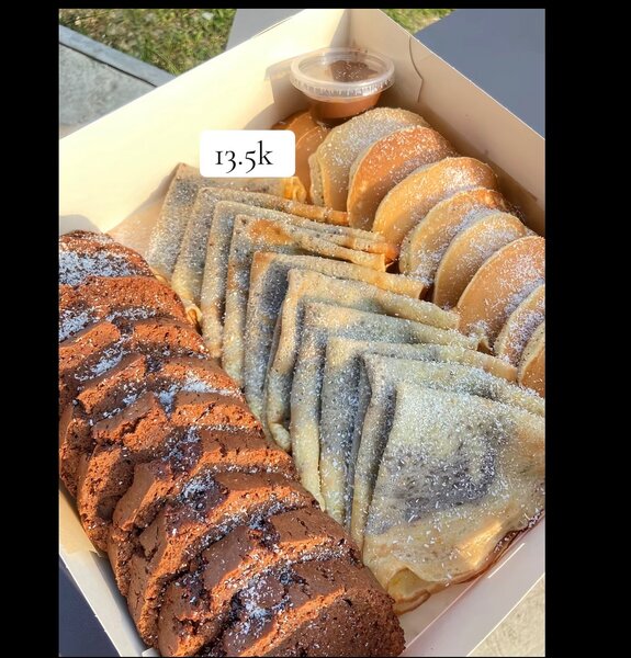 Assortiment de crêpes sucrées