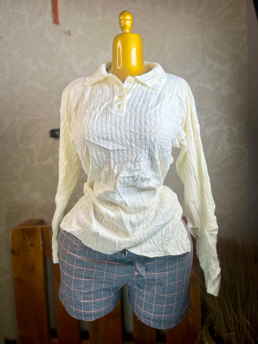 Shorts femme à carreaux élégants